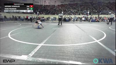 46 lbs Round Of 16 - Antonio Gonzales, Standfast vs Kase Pearson, Hinton Takedown Club