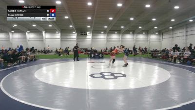 140 lbs Avrey Taylor, Arkansas vs Ella Gregg, New York