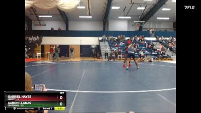 197 lbs Finals (2 Team) - Gabriel Hayes, Liberty vs Aaron Llanas, Centenary