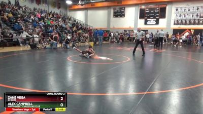 57 lbs Cons. Round 2 - Alex Campbell, North Liberty Wrestling Club vs Zane Vega, DC Elite