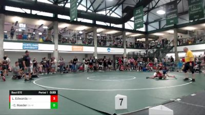 70-75 lbs 1st Place Match - Colt Roeder, Backyard Brawlers - Midwest vs Landon Edwards, STL Warrior