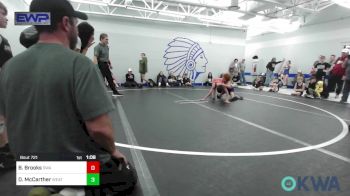 76 lbs Rr Rnd 2 - Brewer Brooks, Shelton Wrestling Academy vs Daxon McCarther, Weatherford Youth Wrestling