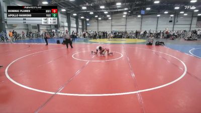 56 lbs Round 5 - 4:00pm Saturday - Apollo Hawkins, PA USA vs Dominic Flores, Minnesota Funky Singlets