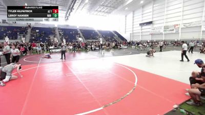 123 lbs Consolation - Tyler Kilpatrick, AZ Tilters vs Leroy Hansen, WAR Wrestling Club