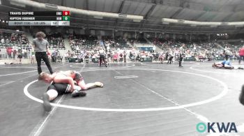 130 lbs Quarterfinal - Travis Dupire, Eufaula Ironheads Wrestling Club vs Kipton Keener, Team Nomad