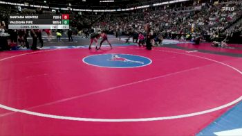 G130-4A Cons. Semi - Santana Montez, Pueblo Central Girls vs Valeigha Fife, Woodland Park Girls