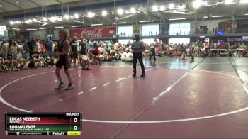 116 lbs Round 7 (10 Team) - Logan Lewis, The Untouchables Purple vs Lucas Nezbeth, Pace WC