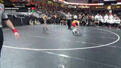 113 lbs Quarterfinal - Hudsen Shelton, Carlisle vs Kipton Lewis, Waverly-Shell Rock