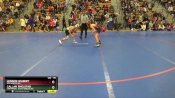 95 lbs Champ. Round 1 - Lennox Gilbert, KFM WRESTLING vs Callan Shelstad, Centennial Youth Wrestling