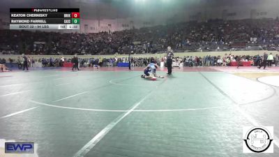 94 lbs Round Of 32 - Keaton Chernisky, Broken Arrow vs Raymond Farrell, Cascia Hall