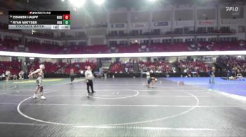 165 lbs 7th Place Match - Ryan Matysek, Ridgevue vs Connor Hauff, Meridian