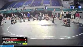 95 lbs Finals (2 Team) - Mackenzie Gressett, Carolina Reapers vs Trent Collins, Summerville Takedown Club