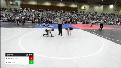 130 lbs Quarterfinal - Hunter Smokey, Douglas County Grapplers vs Matthew Curtis, Mat Sense