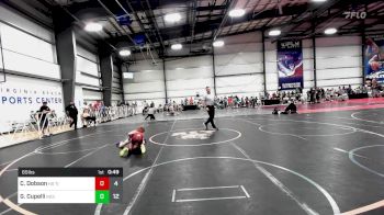 65 lbs Rr Rnd 2 - Connor Dobson, PA Titan Wrestling Club vs Greyson Cupelli, Indiana Outlaws Red