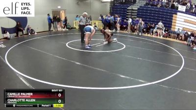 145 lbs. Cons. Round 4 - Charlotte Allen, Menasha vs Camille Palmer, Lafayette (Wildwood)