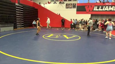 190 lbs Champ. Round 1 - Brooklyn Graham, East Buchanan vs JZ Ward, Grinnell