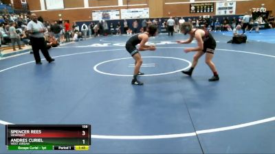 138 lbs Champ. Round 2 - Andres Curiel, West Jordan vs Spencer Rees, Viewmont