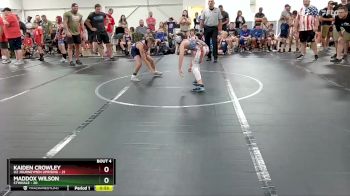 76 lbs Round 2 (4 Team) - Kaiden Crowley, U2 Journeymen Uprising vs Maddox Wilson, CTWHALE