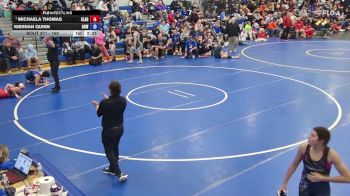 165 lbs Semifinal - Michaela Thomas, Clarence vs Kiernan Quinn, Gowanda