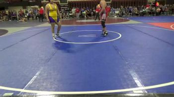 250 lbs 3rd Place Match - Darrell Sunchild, Pioneer Wrestling Club vs Ashton Granados, Browning Indians Wrestling