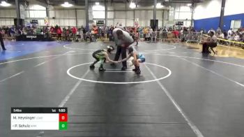 54 lbs Round Of 16 - Mac Heysinger, Lead Miner vs Parker Schulz, Hammer Time Wrestling