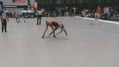 100 lbs Champ. Rd Of 32 - Jonathan Hall, Gulf Coast Wrestling vs Matthew Sicklesteel, Shamrock Select