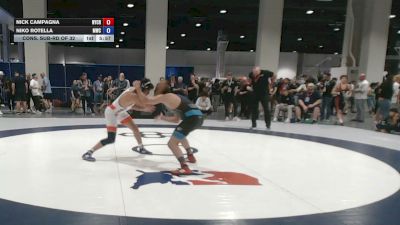 74 kg Cons. Sub-rd Of 32 - Nick Campagna, New York City RTC vs Niko Rotella, MWC Wrestling Academy