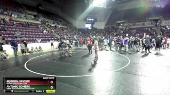 110 lbs Champ. Round 1 - Antonio Romero, Pikes Peak Warriors Wrestling vs Jaydden Urioste, Duran Wrestling Club