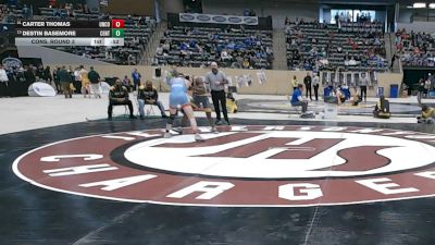 165 lbs Cons. Round 3 - Carter Thomas, Union County vs Destin Basemore, Central