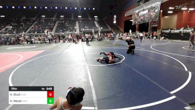 78 lbs Semifinal - Hudson Shull, Sturgis Youth WC vs Hoyt Meyer, Dickinson WC