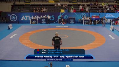 53 kg Qualif. - Epenesa Elison, United States vs Kanita Spahija, Kosovo