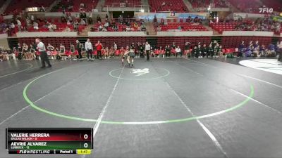 114 lbs Round 1 (16 Team) - Valerie Herrera, Dallas Wilson vs Aevrie Alvarez, Lubbock