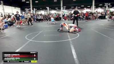 115 lbs Round 2 (4 Team) - Mason Comegys, Rebellion vs Alexander Cecil, NC National Team