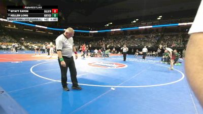 157 Class 1 lbs Quarterfinal - Kellen Long, North Callaway vs Wyatt Eaton, Gallatin