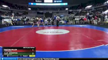 7A 152 lbs 3rd Place Match - Clay Johnston, Vestavia Hills vs Paxton Miller, Thompson HS