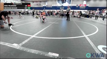 46 lbs Quarterfinal - Paul Velazquez, Lexington Wrestling Club vs Beckham McKaig, Standfast