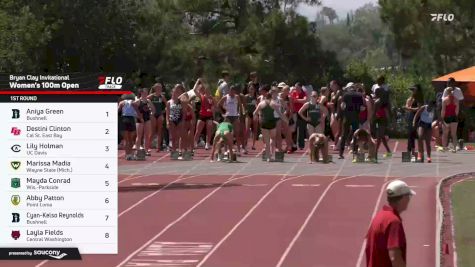 Women's 100m Open , Semi-Finals