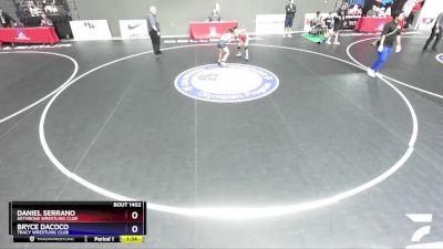 97 lbs Champ. Round 1 - Daniel Serrano, Dethrone Wrestling Club vs Bryce Dacoco, Tracy Wrestling Club