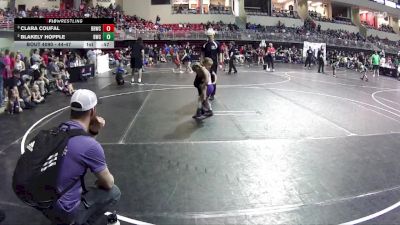 44-47 lbs 5th Place Match - Blakely Hopple, Blair Wrestling Club vs Clara Coufal, Broken Bow Wrestling Club