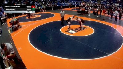 140 lbs Cons. Round 1 - Ema Durst, Sycamore (H.S.) vs Lillien Roughton, Decatur (Unity Christian)