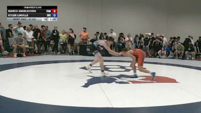 57 kg Cons. Rd Of 64 - Marco Angelicchio, Pennsylvania vs Kyler Linville, Bozeman Wrestling Club