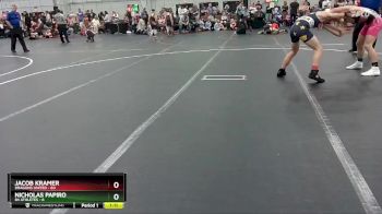 130 lbs Round 1 (4 Team) - Jacob Kramer, Dragons United vs Nicholas Papiro, 84 Athletes