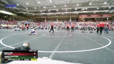 61 lbs Quarterfinal - Brax Eby, Fort Scott vs Owen Soutter, Team Tulsa