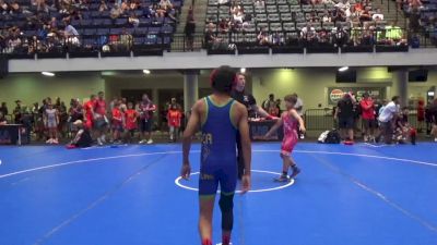 92 lbs Champ. Rd Of 16 - Logan Quiroga, Brevard FCA Wrestling vs Myles Allen, Super D Wrestling