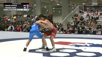 60 lbs 1st Place Match - Manuel Saldate, GoldRush vs Treygen Morin, Suples Wrestling Club