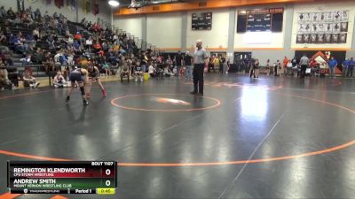 69 lbs 5th Place Match - Andrew Smith, Mount Vernon Wrestling Club vs Remington Klendworth, CPU Storm Wrestling