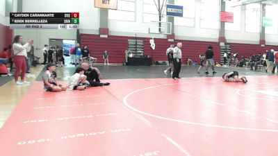 100 lbs Rr Rnd 2 - Cayden Carannante, Steel Valley Renegades vs Eden Berrelleza, Savage House Wrestling Club