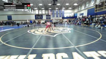 126 lbs Round Of 32 - Carson Brown, Avon Old Farms vs Kylan Berry2, Maine Premier Wrestling Club
