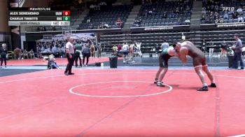 285 lbs Semifinal - Alex Semenenko, Brown vs Charlie Tibbitts, Binghamton
