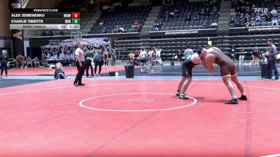 285 lbs Semifinal - Alex Semenenko, Brown vs Charlie Tibbitts, Binghamton